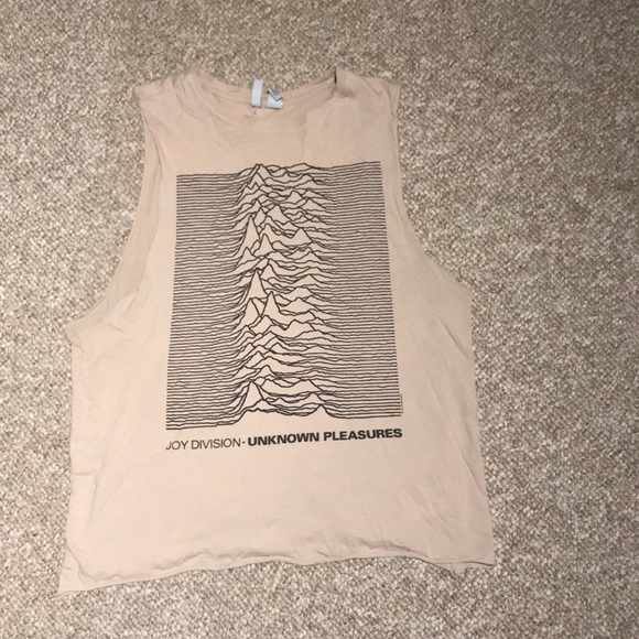 Divided Tops - Joy division pale pink tank top Divided Tops - Joy division pale pink tank top